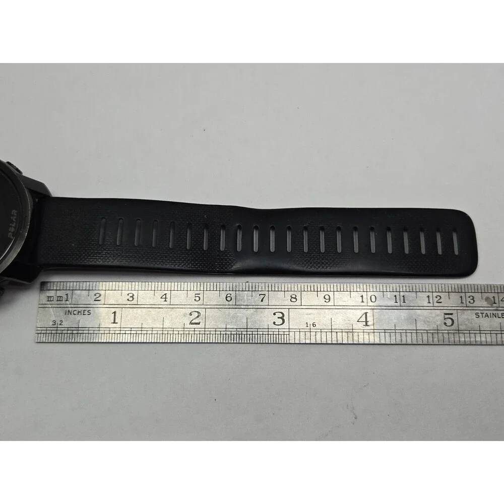 Polar Grit X Black GPS Multisport Smartwatch HeartRate Monitor Fitness 49mm Read